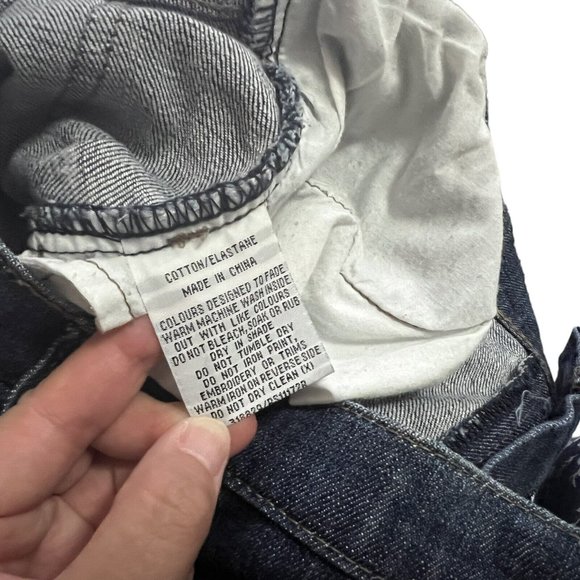 Regatta Bootleg Blue Denim Cropped Jeans Size 14 Large Women Mid Rise - Picture 5 of 5